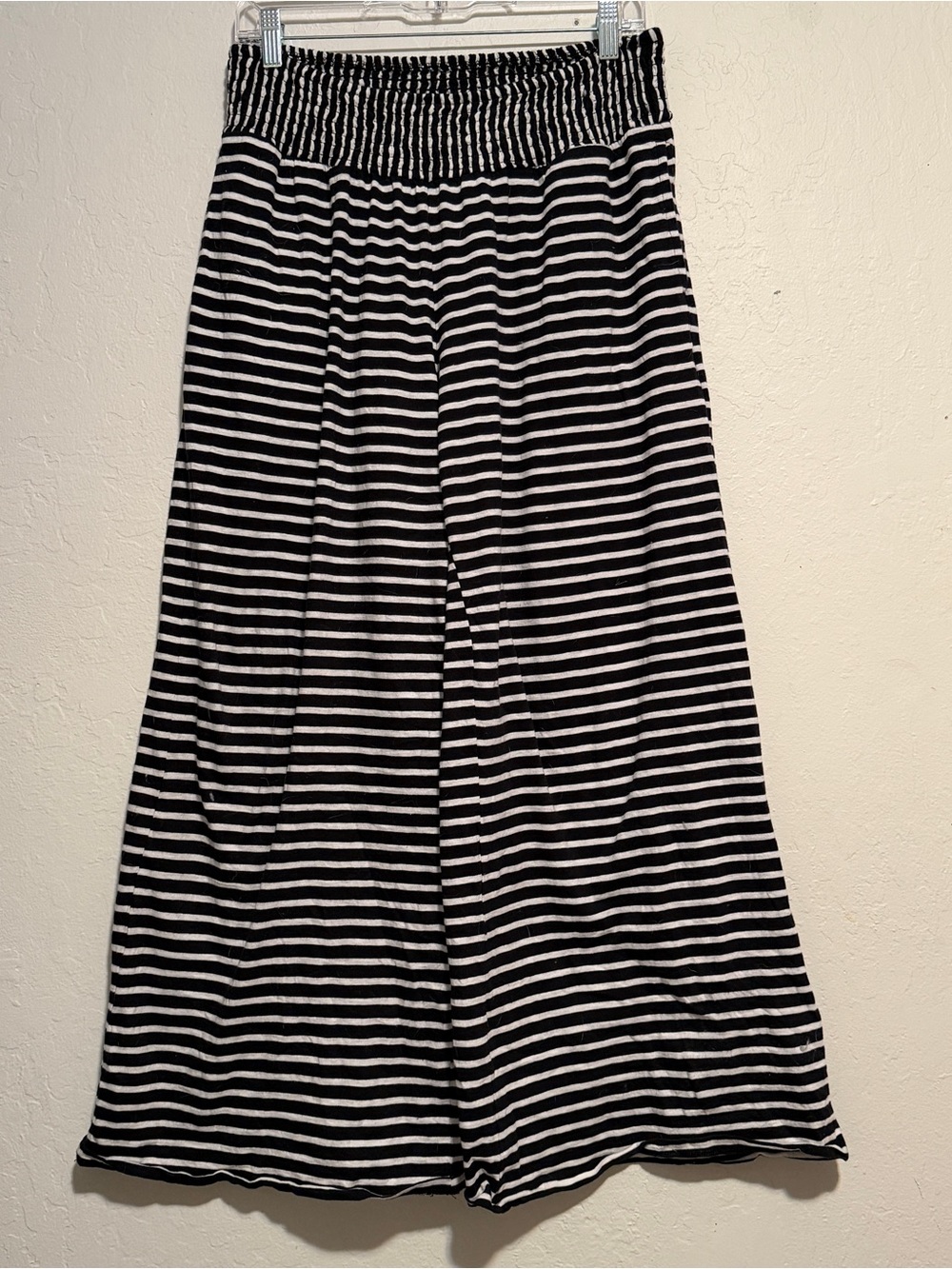 American Eagle Outfitters Black & White Wide Leg Pants